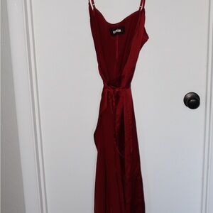 Reformation Red Midi Dress